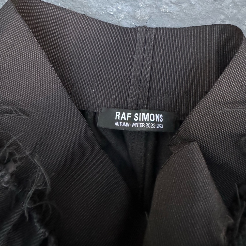 Raf Simons High Rise Wide Leg Jeans Cotton Pants Size 44 (AW22) - Picture 9 of 16